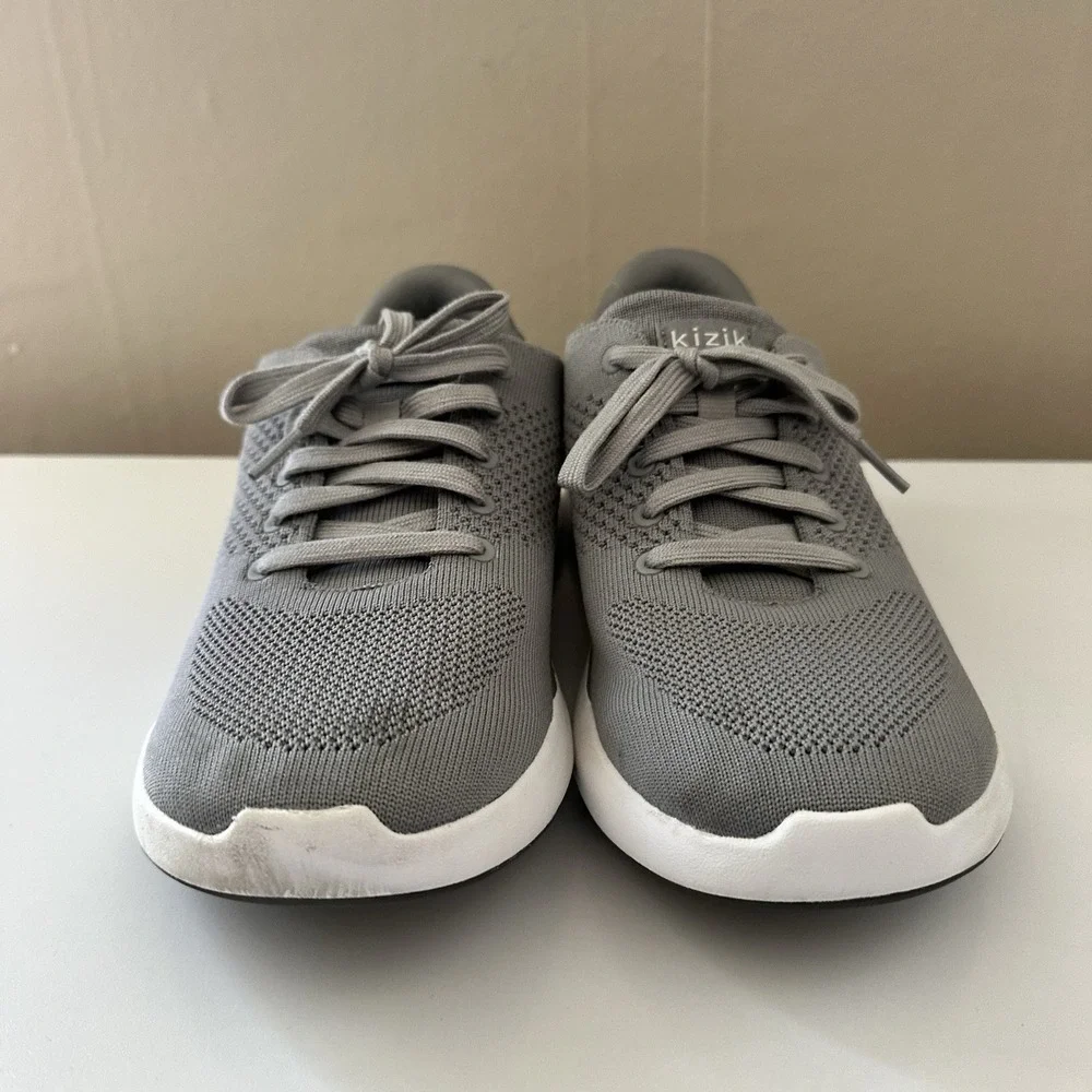 Kizik Womens Lima Sneakers Size 9 Wide Gray Hands Free Comfort Walking Active